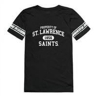 Republika 533-460-Blk- NCAA St Lawrence Saints Ženska svojstvo Nogometna majica, Crna - 2xL