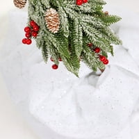 Xyer Božićni sniježni pokrivač realističan izgled super mekani PP pamuk lažni zatvoreni snježni pokrivač