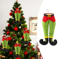TutunAumb Winter Festival nove prodaje kreativna noga visi dekor božićni viseći ukrasi božićni drveni