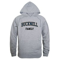 Bucknell University Bison Obiteljski hoodie dukseri Heather Siva Velika