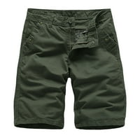 Pergeraug Muške dukseve Leisure Vanjske pune boje Kombinezone kratke hlače za muškarce Army Green 3xl