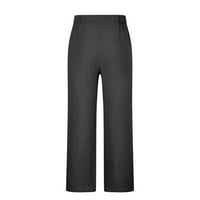 Homodles muške lagane hlače - tiskane tamno sive veličine xxl