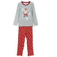 Porodična božićna pidžama Set Xmas PJS Usklađivanje pidžama za odrasle Kids Xmas Sleep Aweary