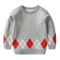 Esaierr Baby Dečiji džemperi za dječake Jesen Zimski pleteni džemper 2-8Y Toddler SOFT CALEST Jumper