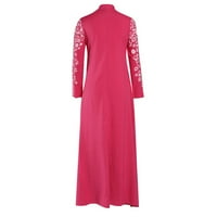 Cuoff Ljetne haljine za žene muslimanske haljine Kaftan arapski Jilbab Abaya islamska čipkavica šivanje