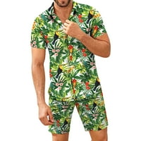Outfits za muške proljeće Ljeto Ležerne prilike na majici kratkih rukava s kratkim rukavima