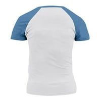 Hanas Ljeto Novo Muška američka košulja za zastavu Raglan Nezavisni kašika za kratke rukave Polo T-majice