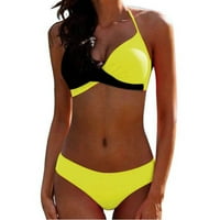 Odeerbi dva kupaće kostimu za žene modni erogeni kupaći kostimi za patchwork bikini Split kupaći kostimi